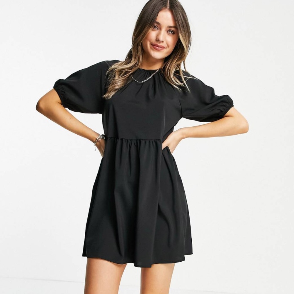 NWOT ASOS Urban Bliss Smoke Dress in Black